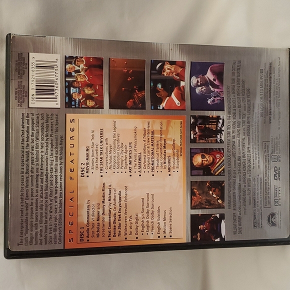Star Trek The Undiscovered Country DVD Set - Picture 2 of 4